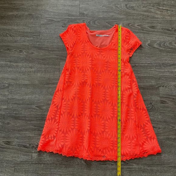 KIMCHI Blue Urban Outfitters Dress Daisy Lace Floral Lined Size‎ Small - Picture 7 of 8